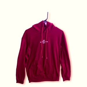 Velvet shein hoodie, size large, worn only 2 times